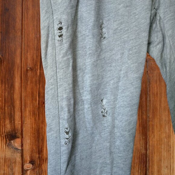 n:PHILANTHROPY Women's Small Gray Distressed Joggers Pants Sweatpants Athletic - Picture 3 of 7